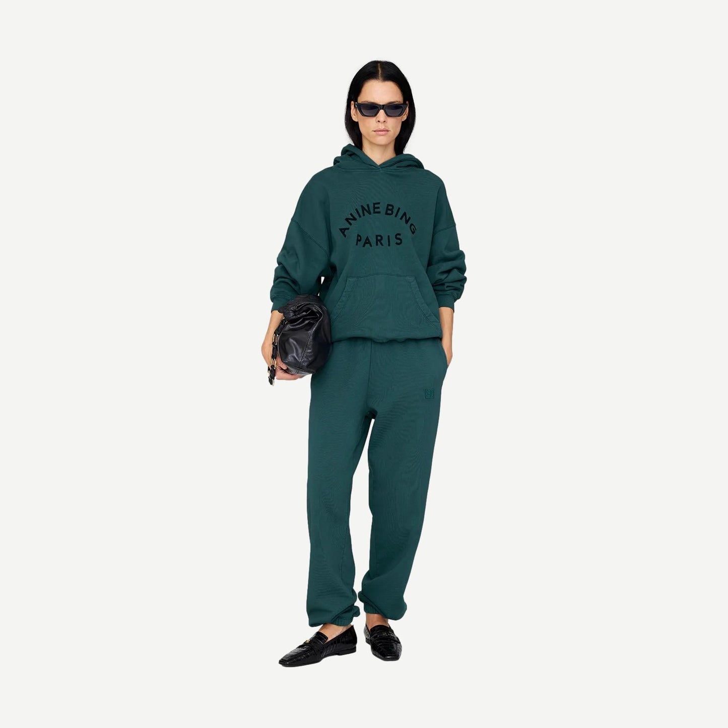 Karter Jogger Framed Monogram - Dark Teal