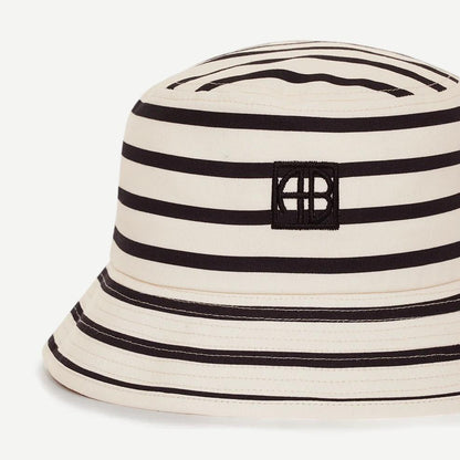 Nick's Bucket hat - Black and White Stripe