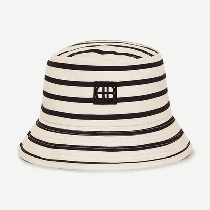 Nick's Bucket hat - Black and White Stripe
