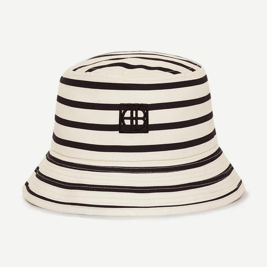Nick's Bucket hat - Black and White Stripe