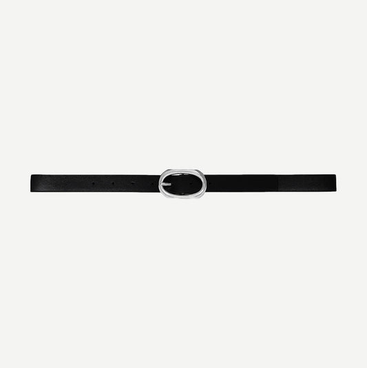 Small Signature Link Belt - Black/Silver - Galvanic.co