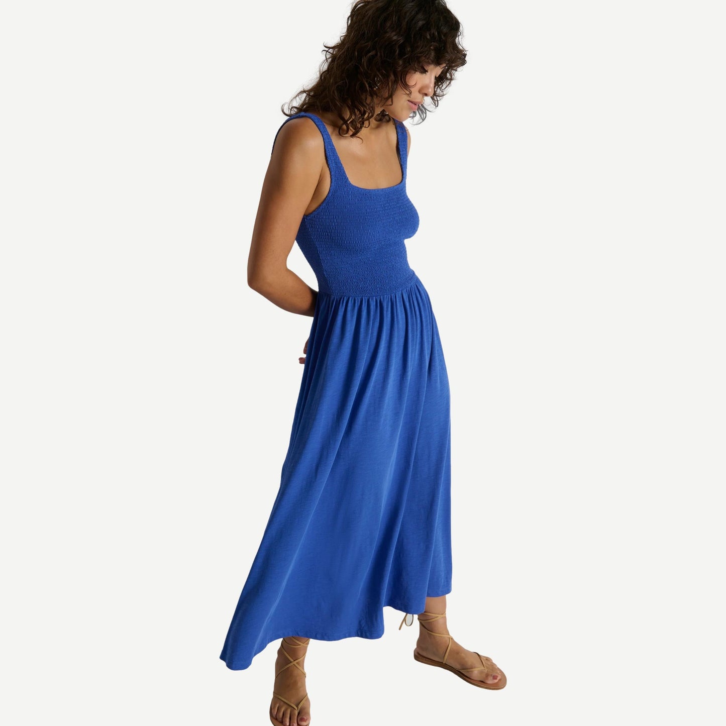 Adeline Midi Dress - Lapis