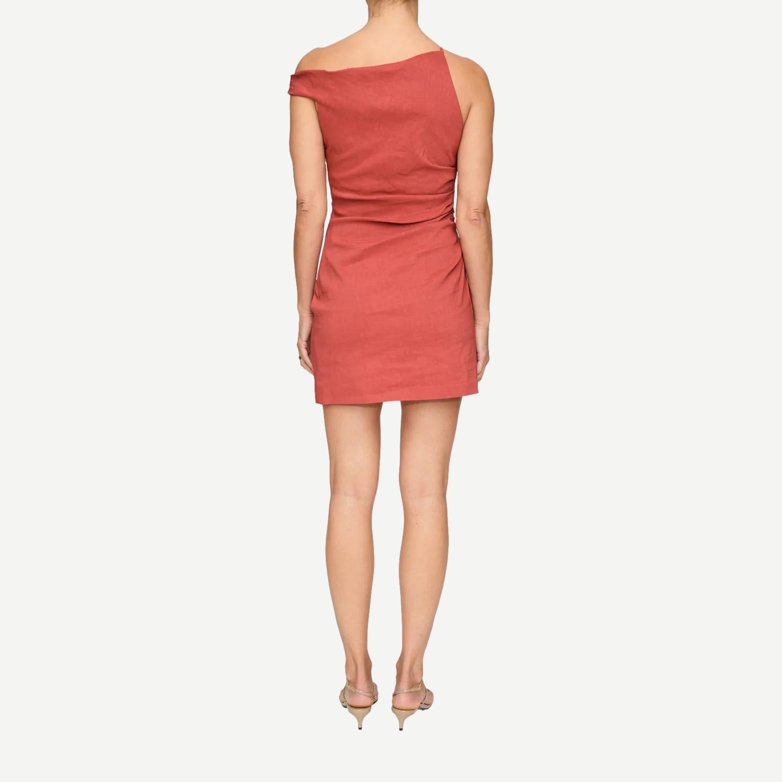 Leia Dress - Red Clay - Galvanic.co