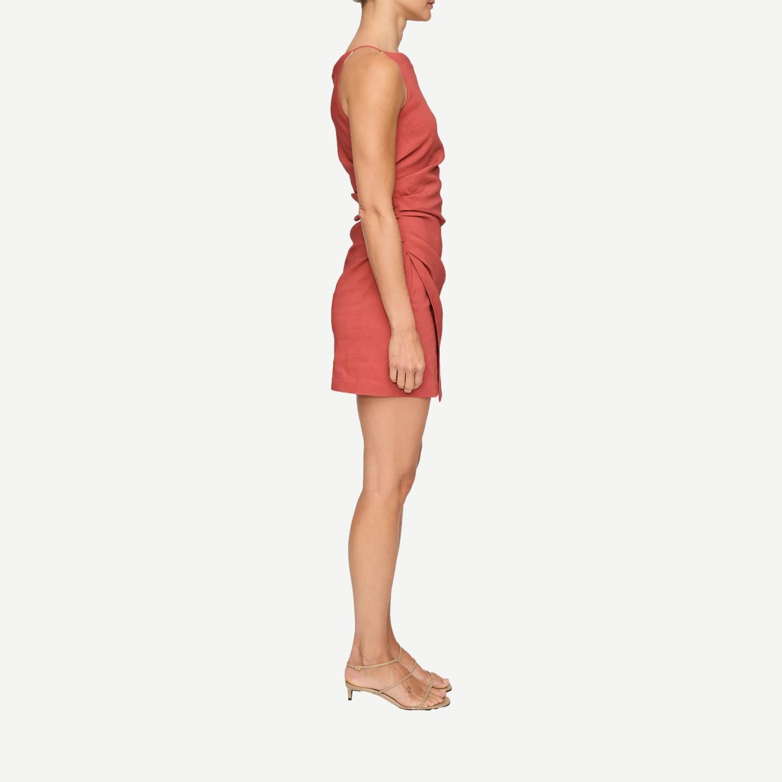 Leia Dress - Red Clay - Galvanic.co