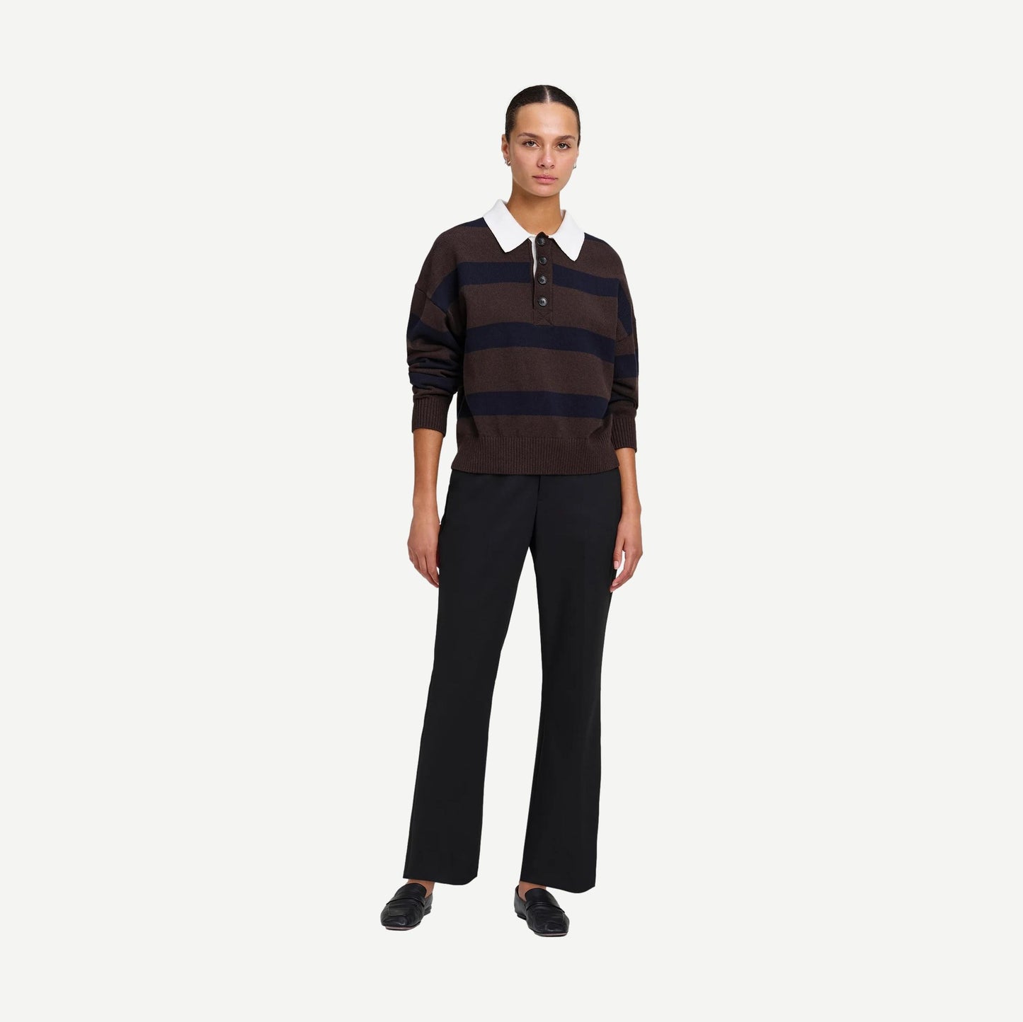 Alexa Sweater - Dark Carob/Deepest Navy