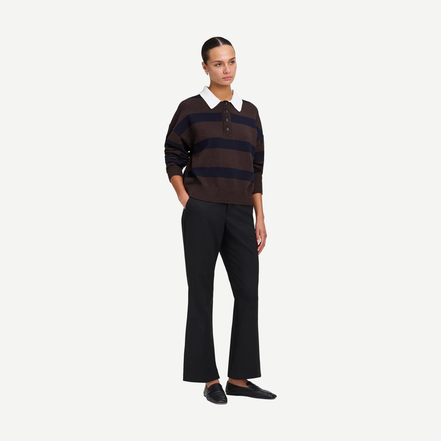 Alexa Sweater - Dark Carob/Deepest Navy