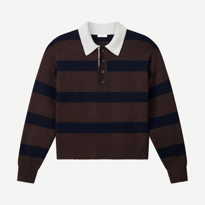 Alexa Sweater - Dark Carob/Deepest Navy