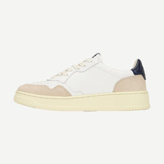 Medalist Low Men - Leather/Suede White/Blue - Galvanic.co