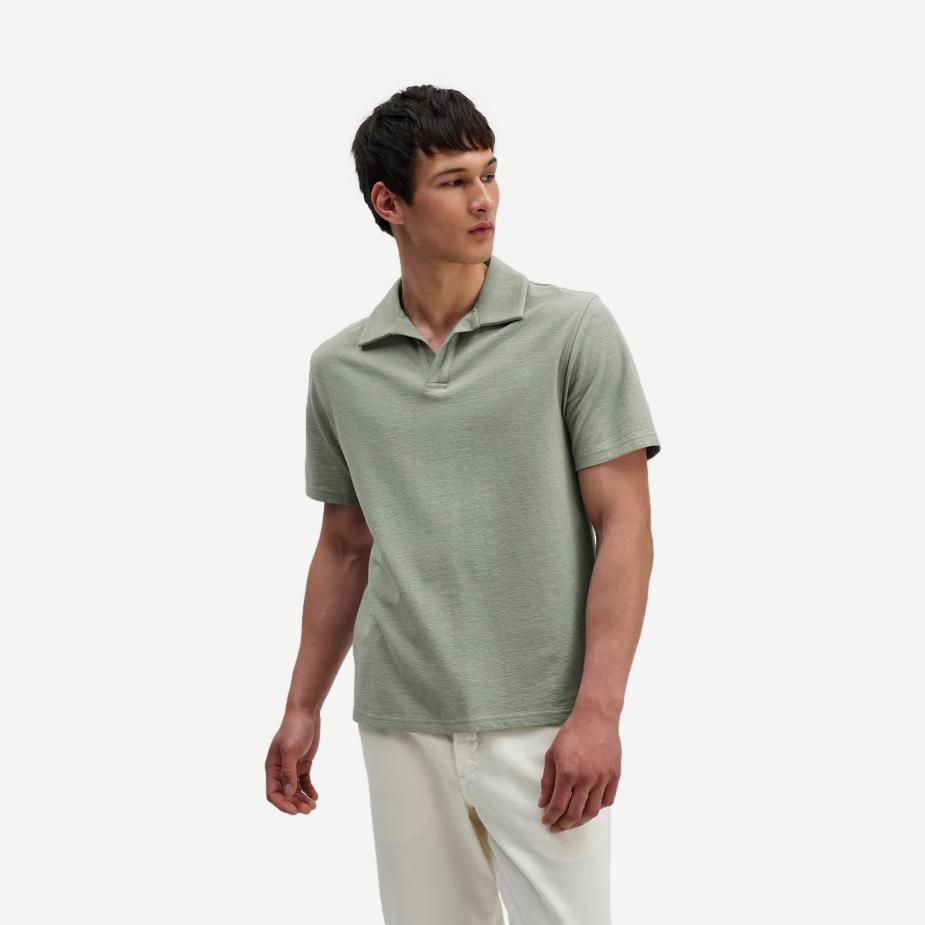Atwood SS Polo - Jolt Sage - Galvanic.co