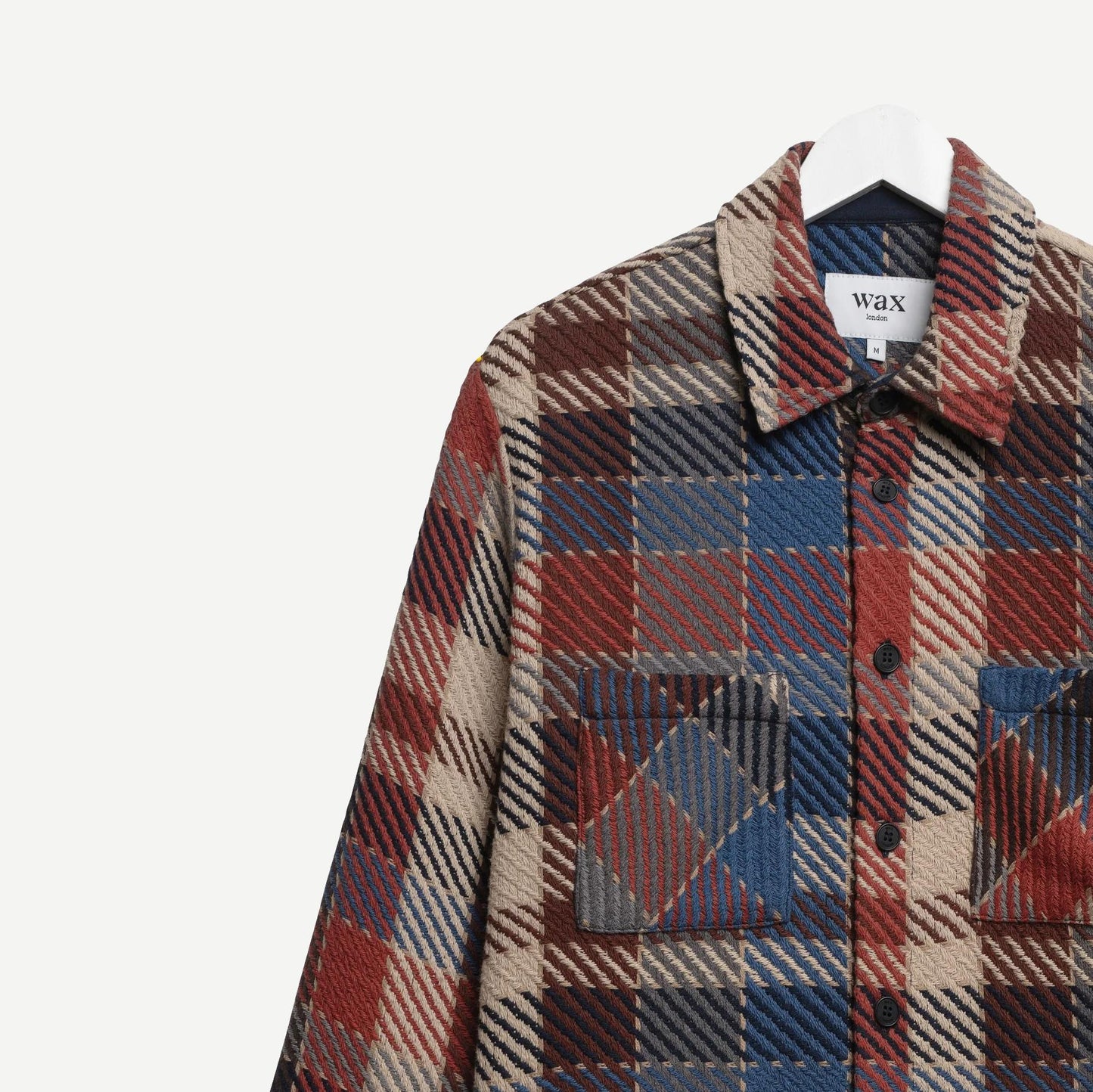 Whiting Overshirt Pike Check - Rust/Multi