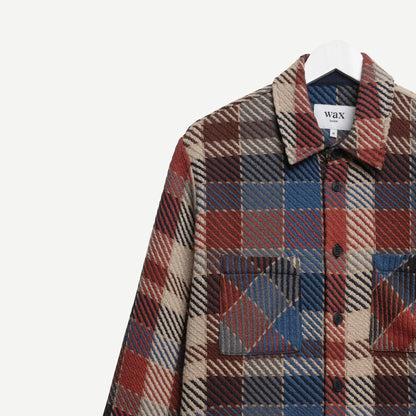 Whiting Overshirt Pike Check - Rust/Multi