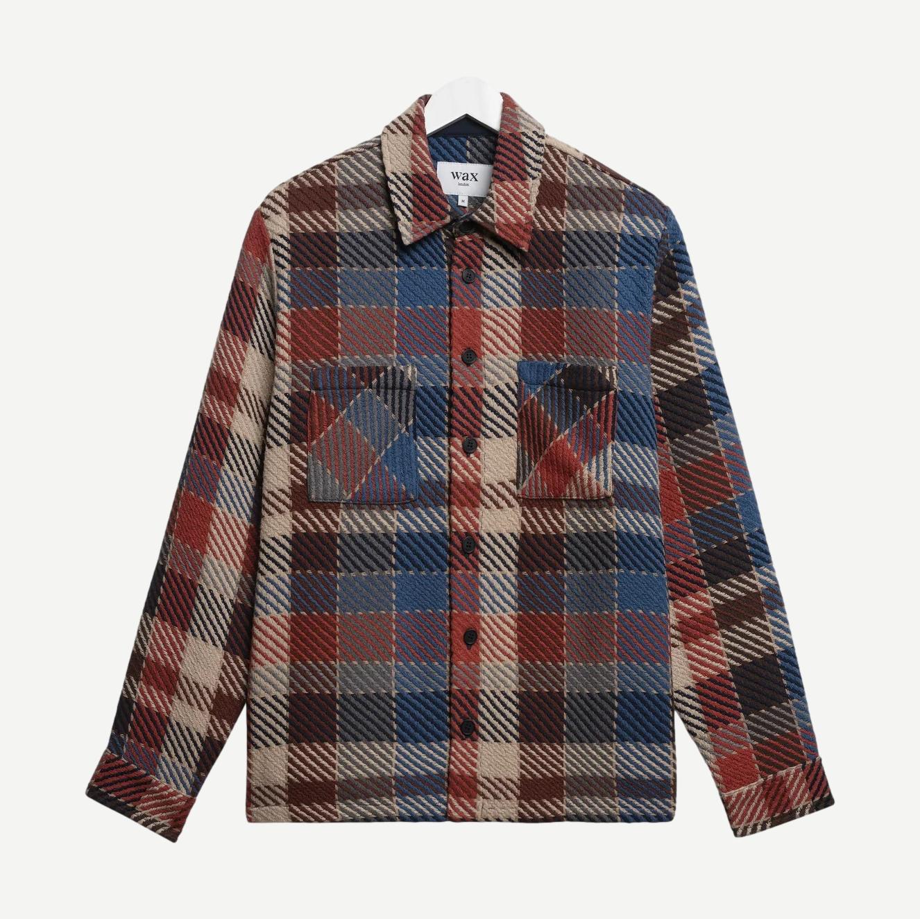 Whiting Overshirt Pike Check - Rust/Multi