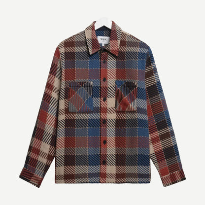 Whiting Overshirt Pike Check - Rust/Multi