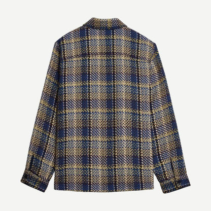 Whiting Overshirt Grain Check - Blue/Multi