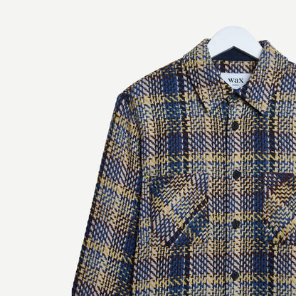 Whiting Overshirt Grain Check - Blue/Multi