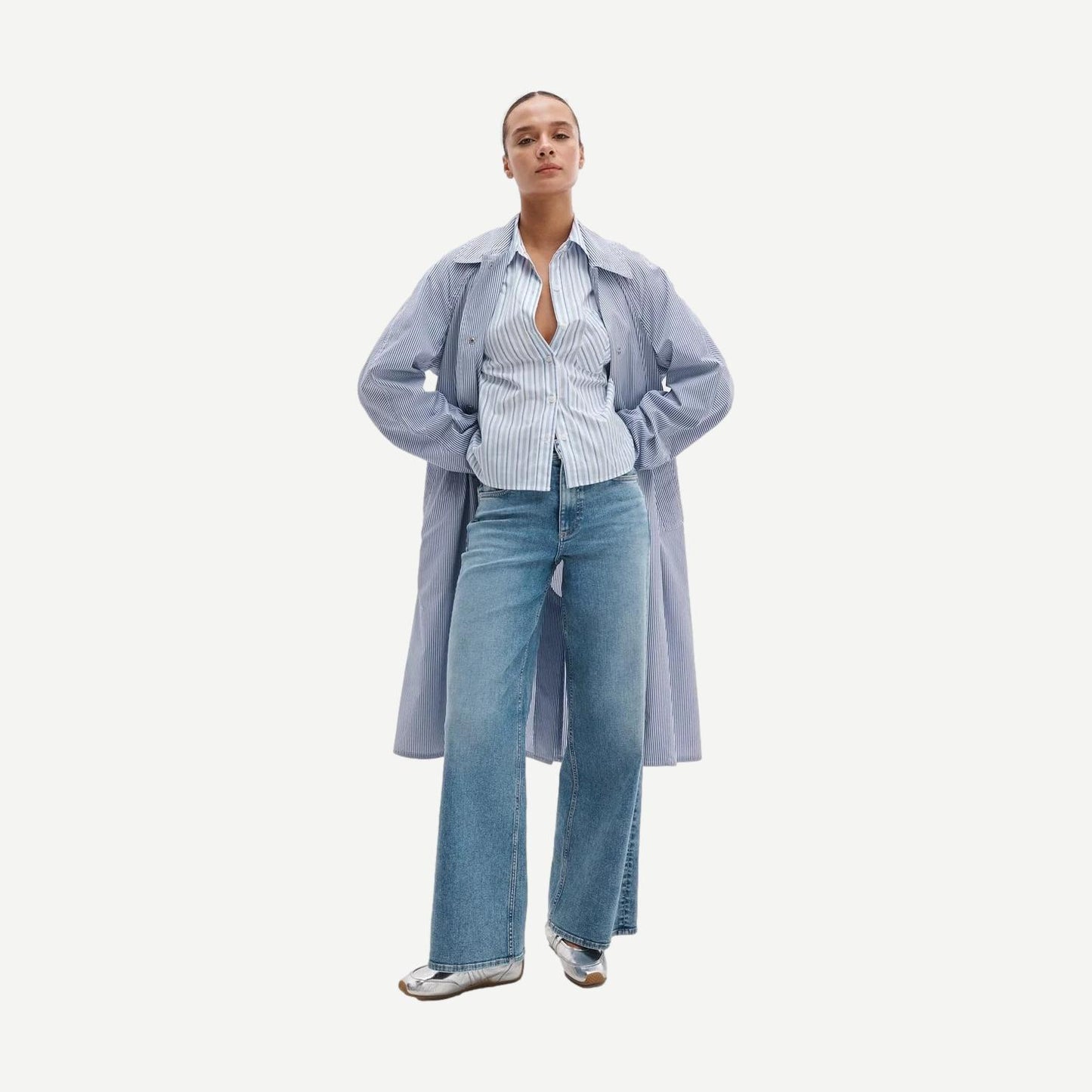 Andi Wide Leg Jean - Lyon - Galvanic.co
