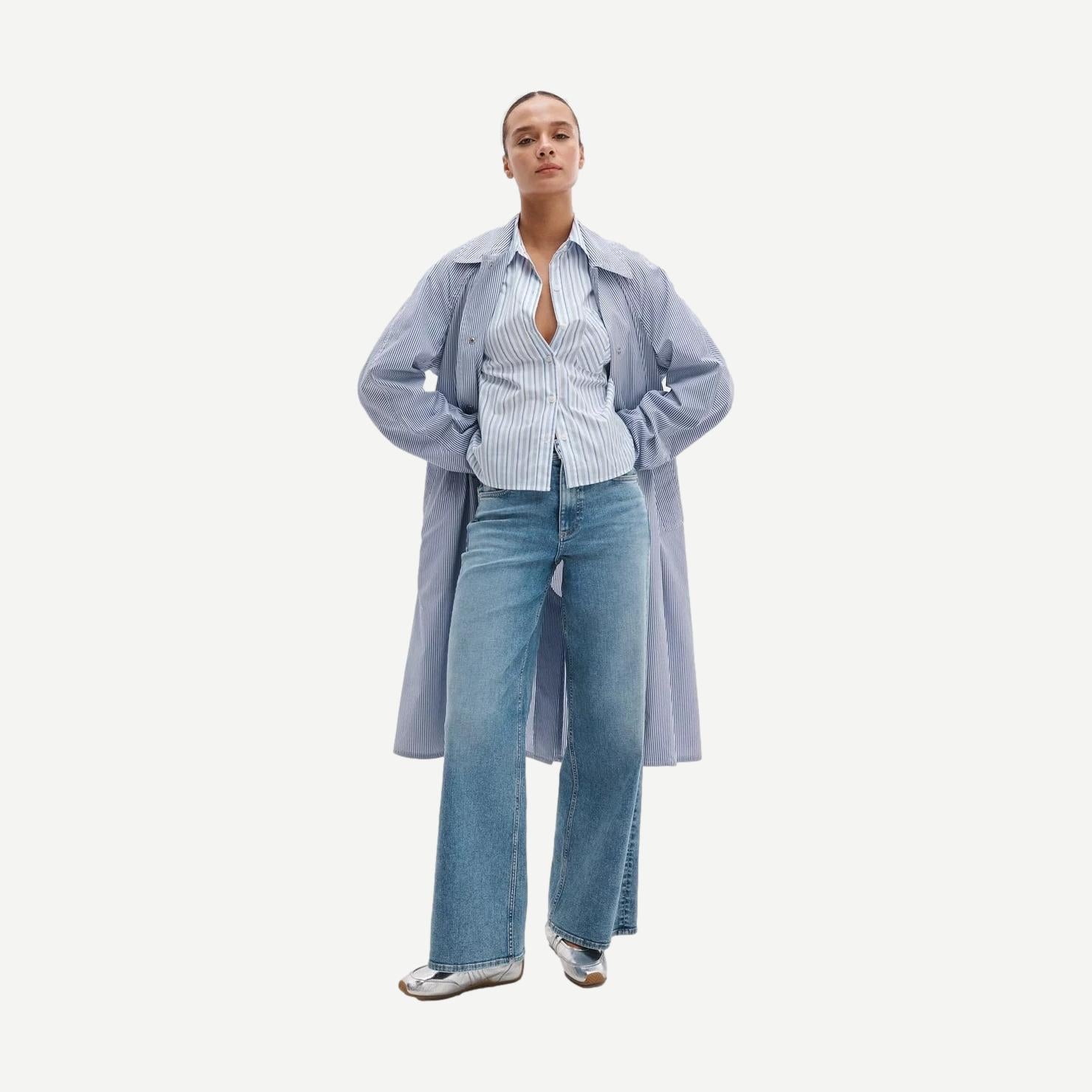 Andi Wide Leg Jean - Lyon - Galvanic.co