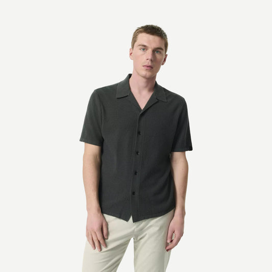 Zig-Zag Avery In Zuma Toweling - Dark Grey - Galvanic.co