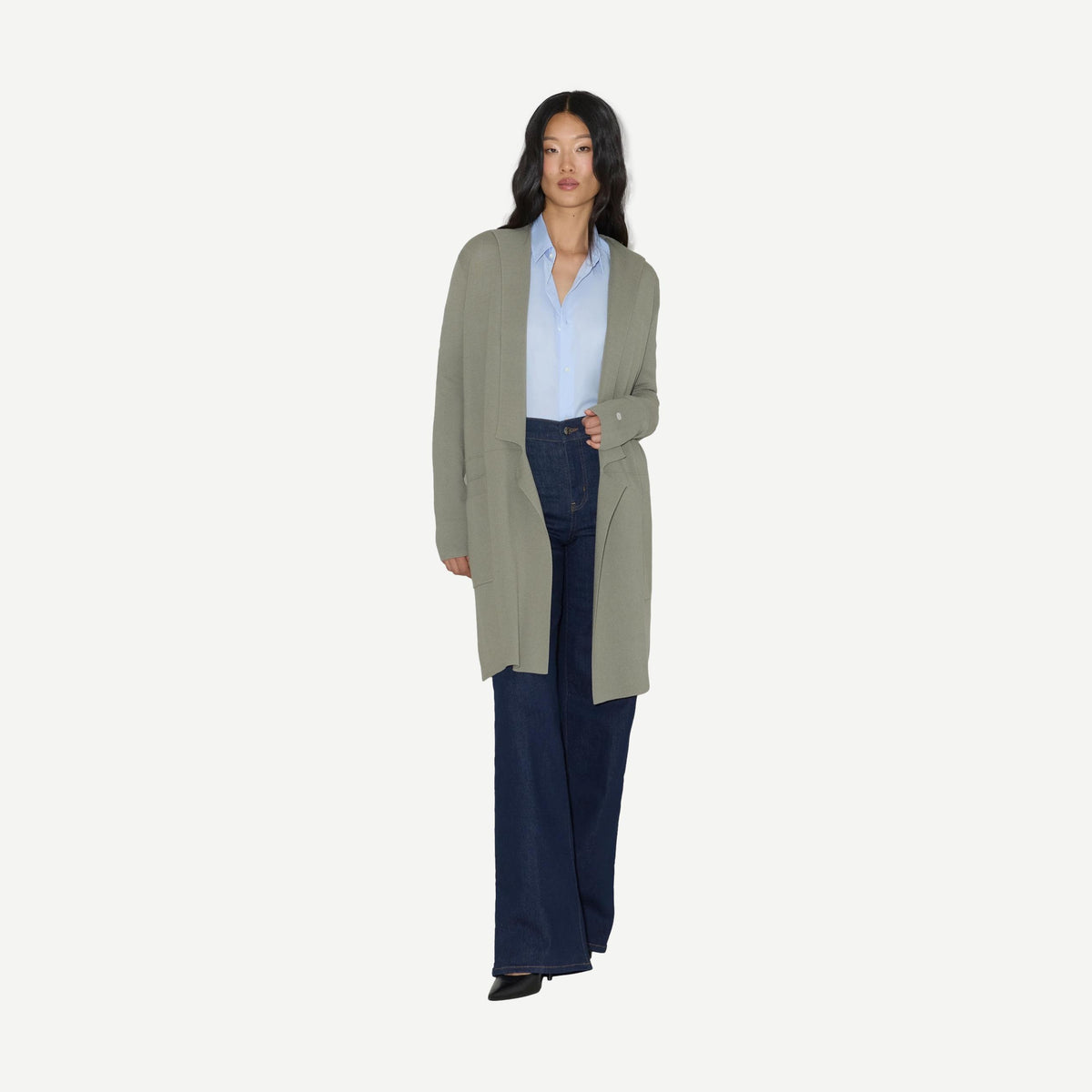 Benela Cardigan - Sagebrush - Galvanic.co