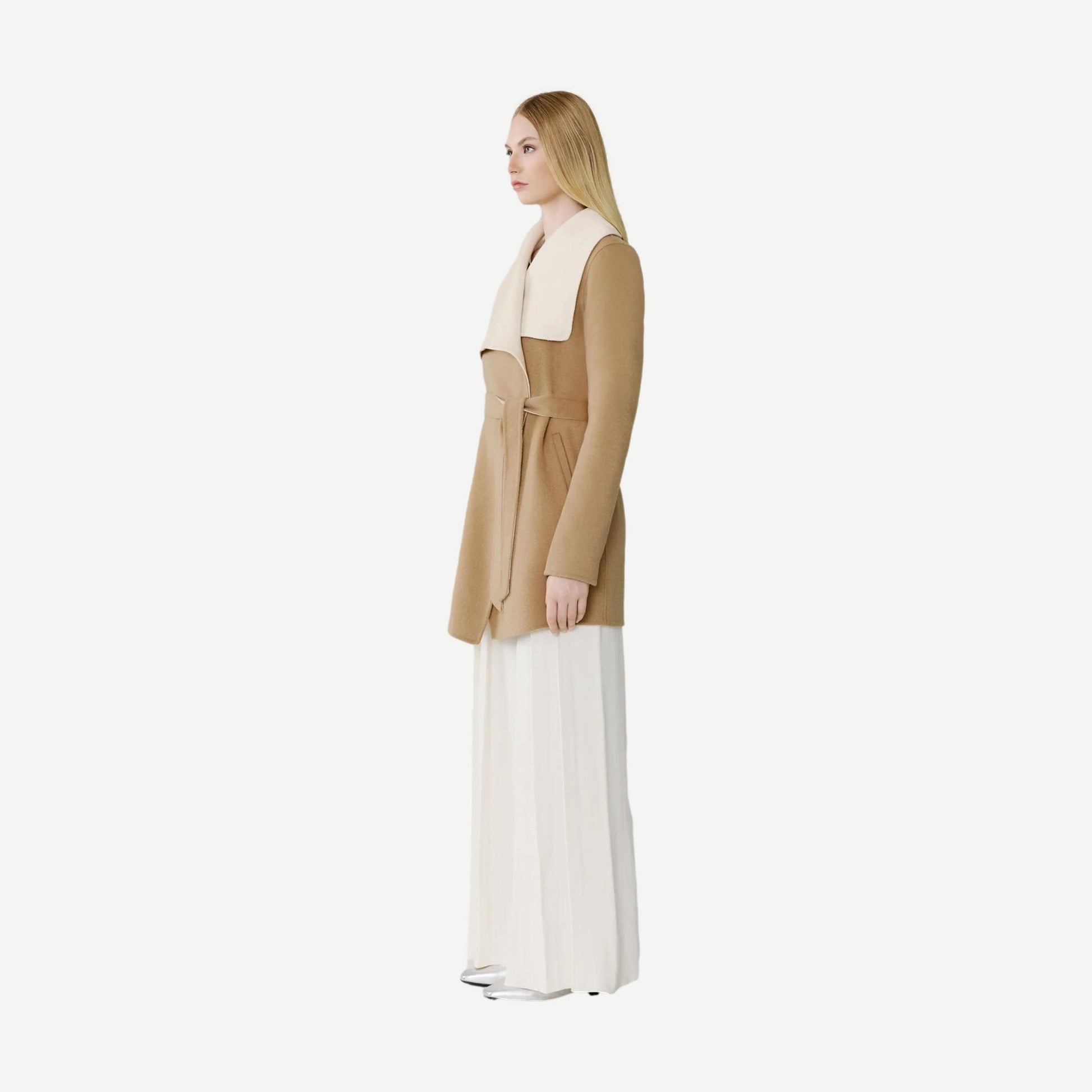 Bridgette-U Coat - Teak Powder - Galvanic.co