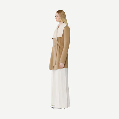 Bridgette-U Coat - Teak Powder - Galvanic.co
