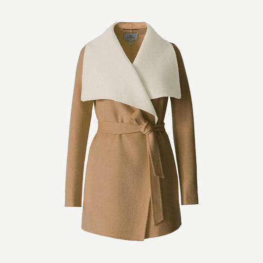Bridgette-U Coat - Teak Powder - Galvanic.co