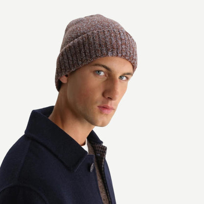 Brook Beanie Twist Fleck - Brown/Grey