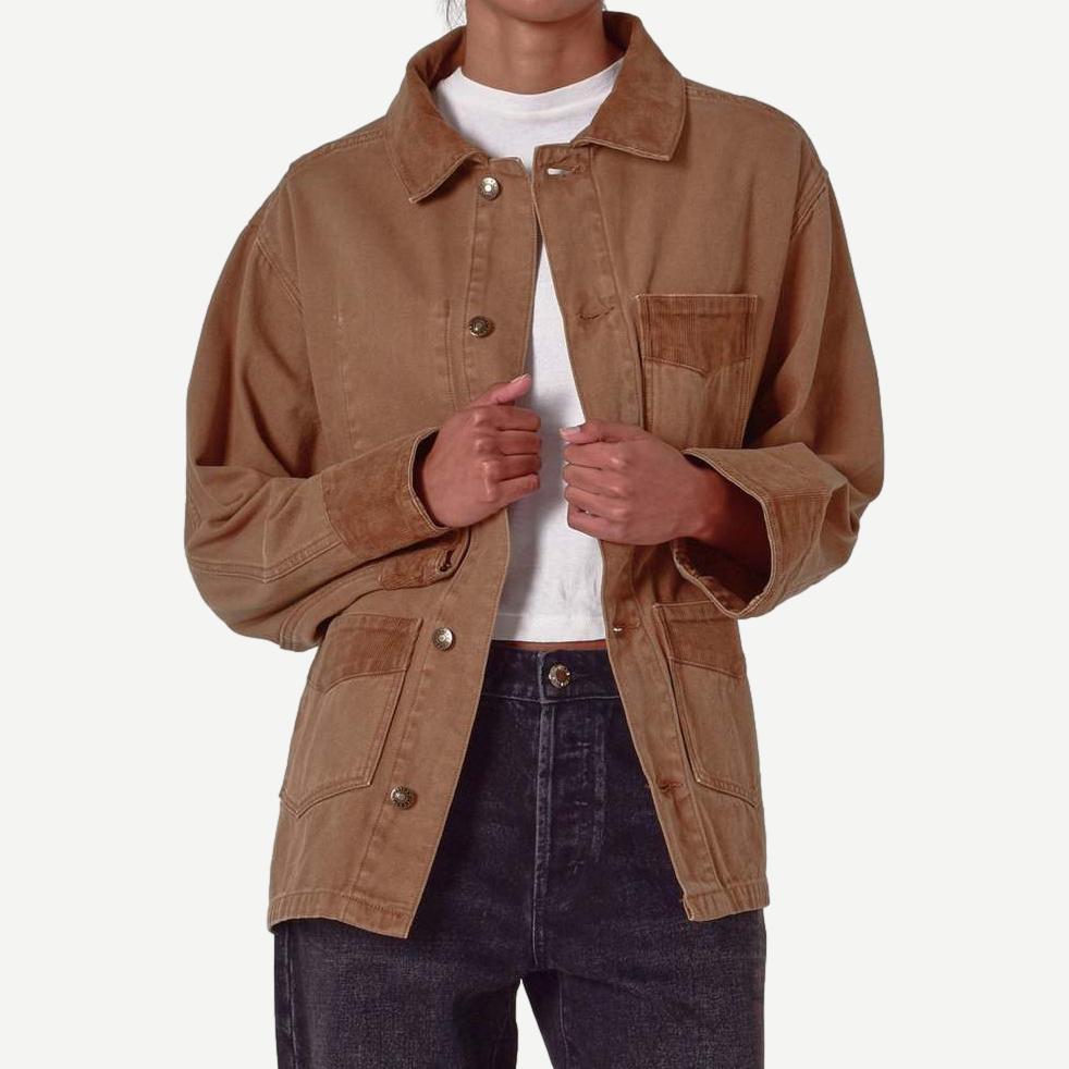 Barn Jacket - Washed Cocoa - Galvanic.co