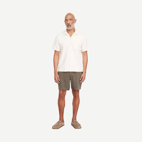 Boucle S/S Button Down - Bone - Galvanic.co