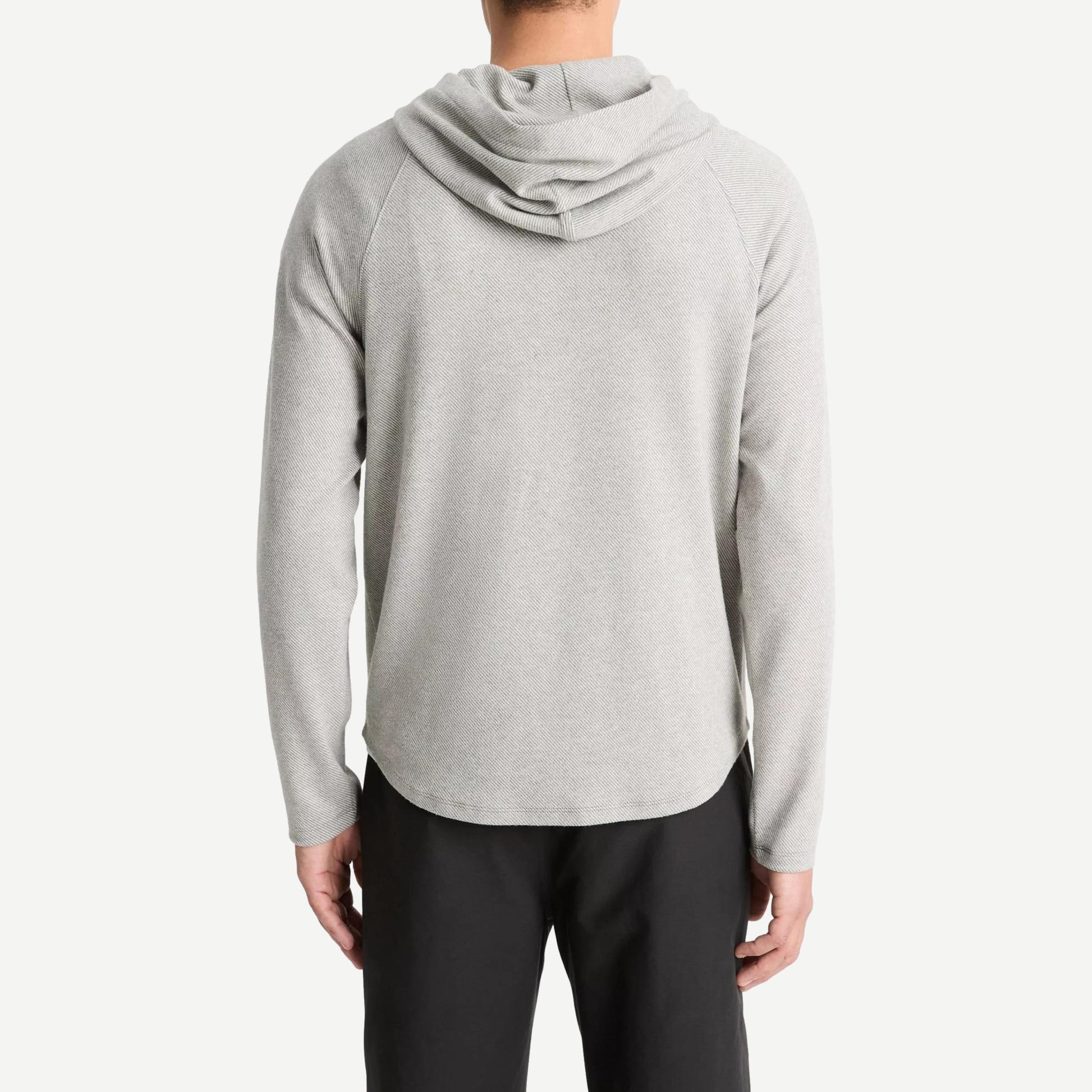 Broken Twill P/O Hoodie - Grey - Galvanic.co