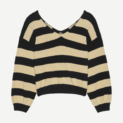 Carmine Pullover - Butterscotch Stripe - Galvanic.co