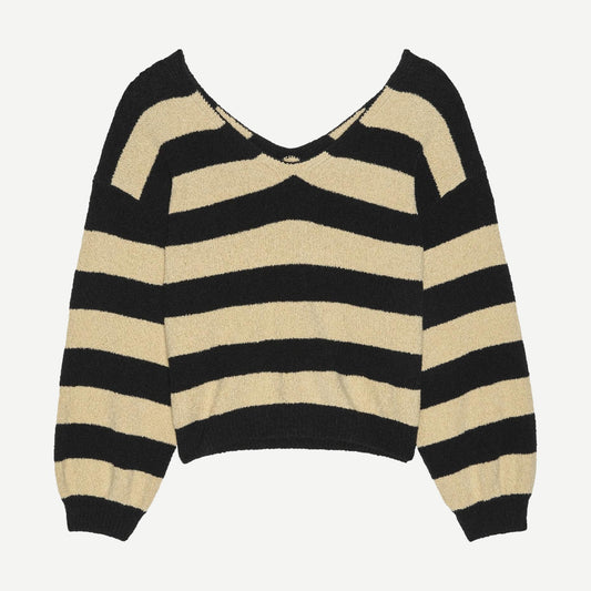 Carmine Pullover - Butterscotch Stripe - Galvanic.co
