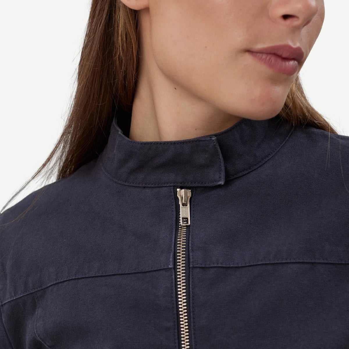 Car Jacket - Navy Canvas - Galvanic.co