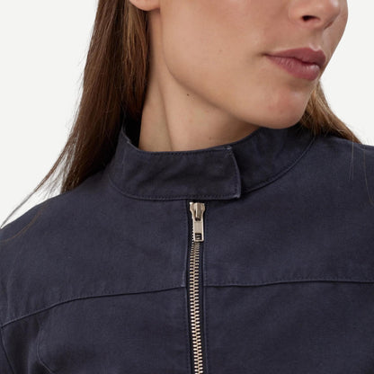 Car Jacket - Navy Canvas - Galvanic.co