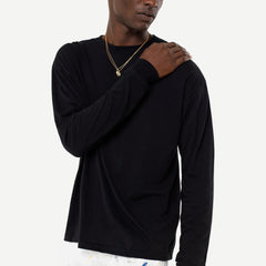 Cotton Cashmere Pullover - Black - Galvanic.co