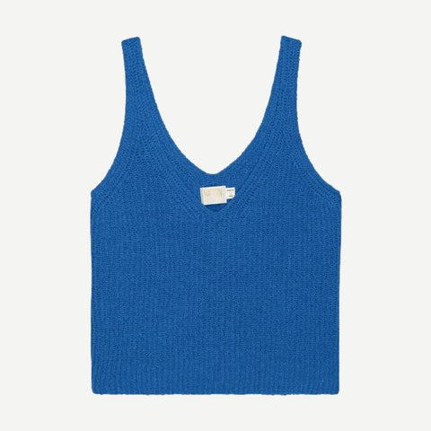 Cece Sweater Tank - Palace Blue - Galvanic.co