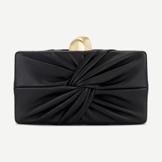 Lisse Clutch Leather - Black