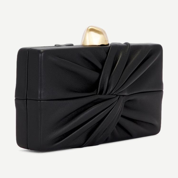 Lisse Clutch Leather - Black