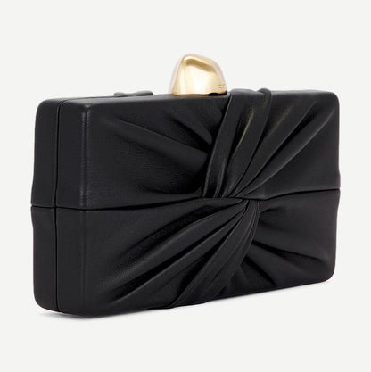 Lisse Clutch Leather - Black