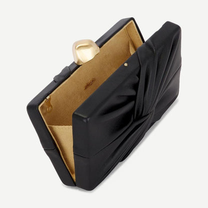 Lisse Clutch Leather - Black