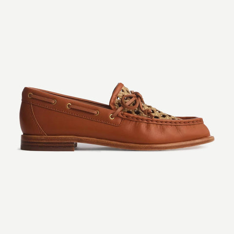 Carter Boat Shoe - Light Natural Woven - Galvanic.co