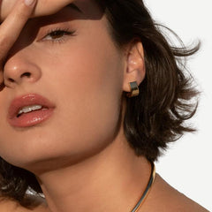 Chloe Hoop Earring - 14K Gold Plated - Galvanic.co