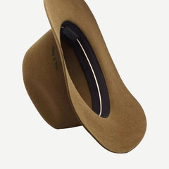 City Felt Panama Hat - Olive Night - Galvanic.co