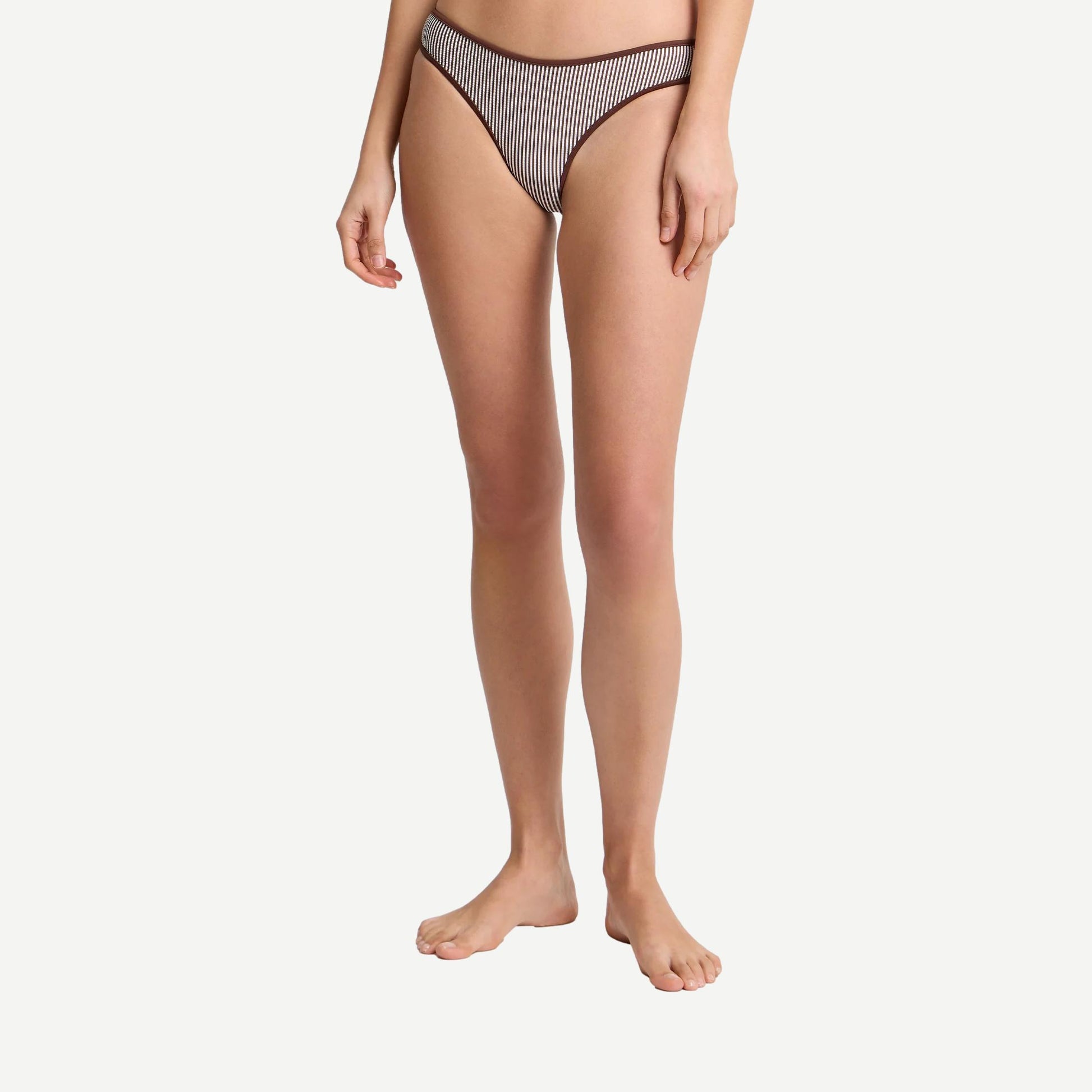 Milly Bikini Bottom -Brown/White - Galvanic.co