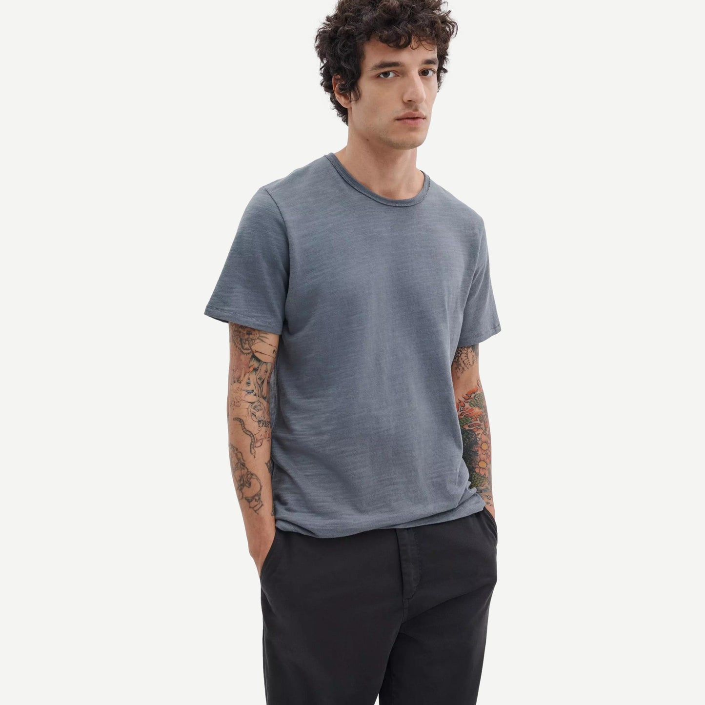 Classic Flame Tee - Shade Grey - Galvanic.co