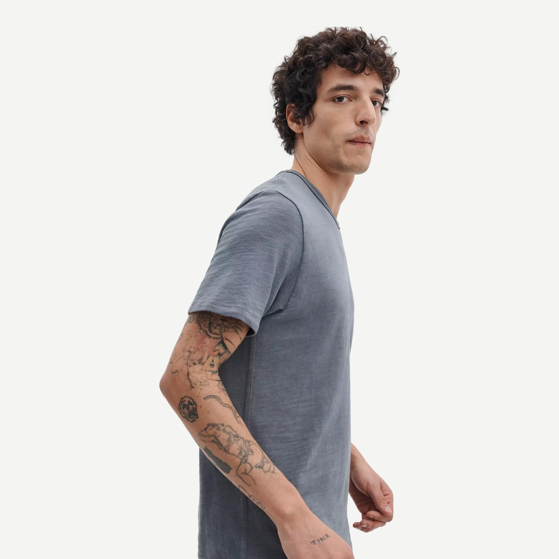 Classic Flame Tee - Shade Grey - Galvanic.co