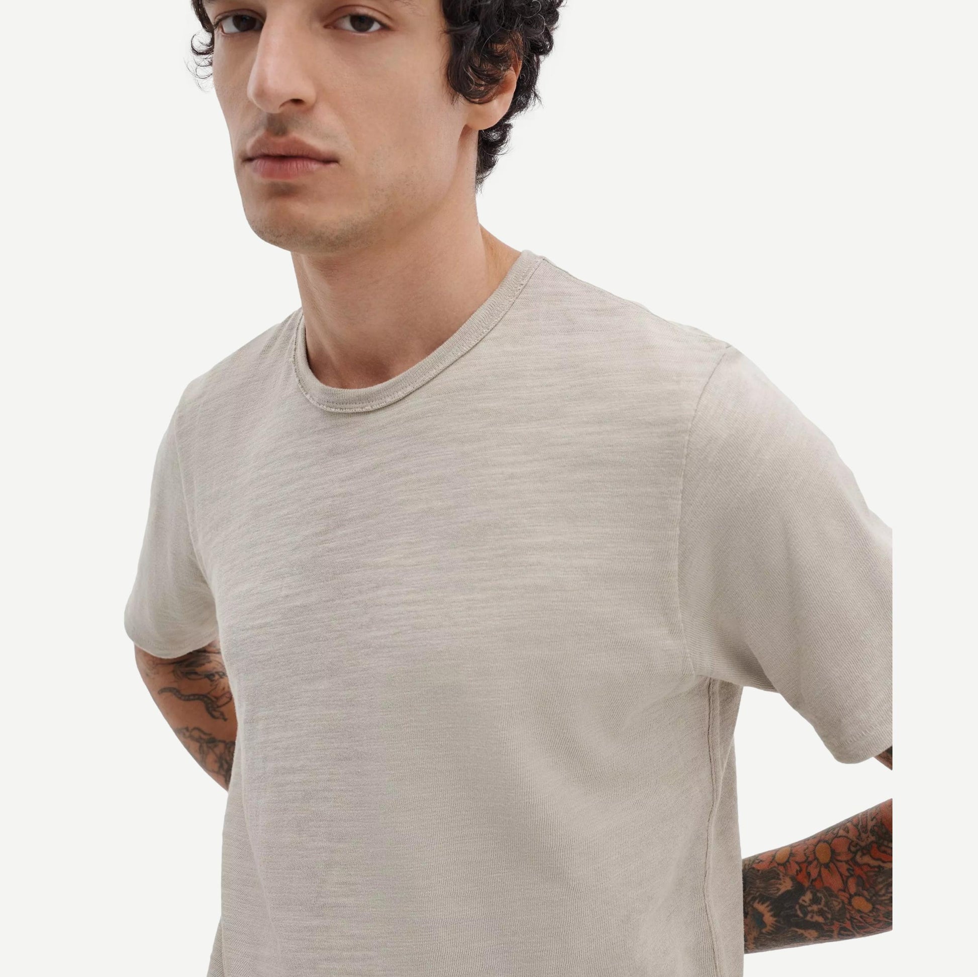 Classic Flame Tee - Taupe - Galvanic.co