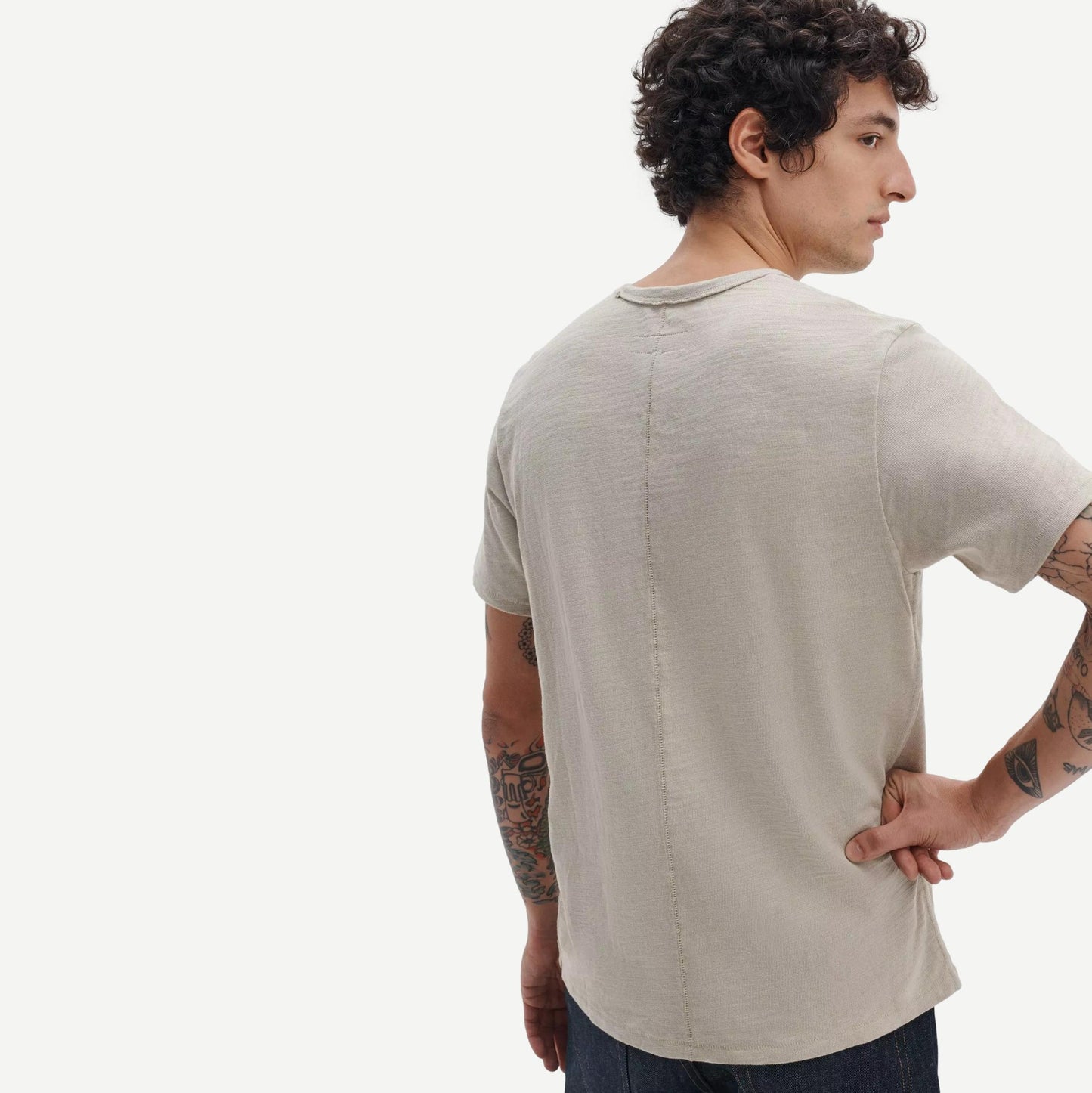 Classic Flame Tee - Taupe - Galvanic.co