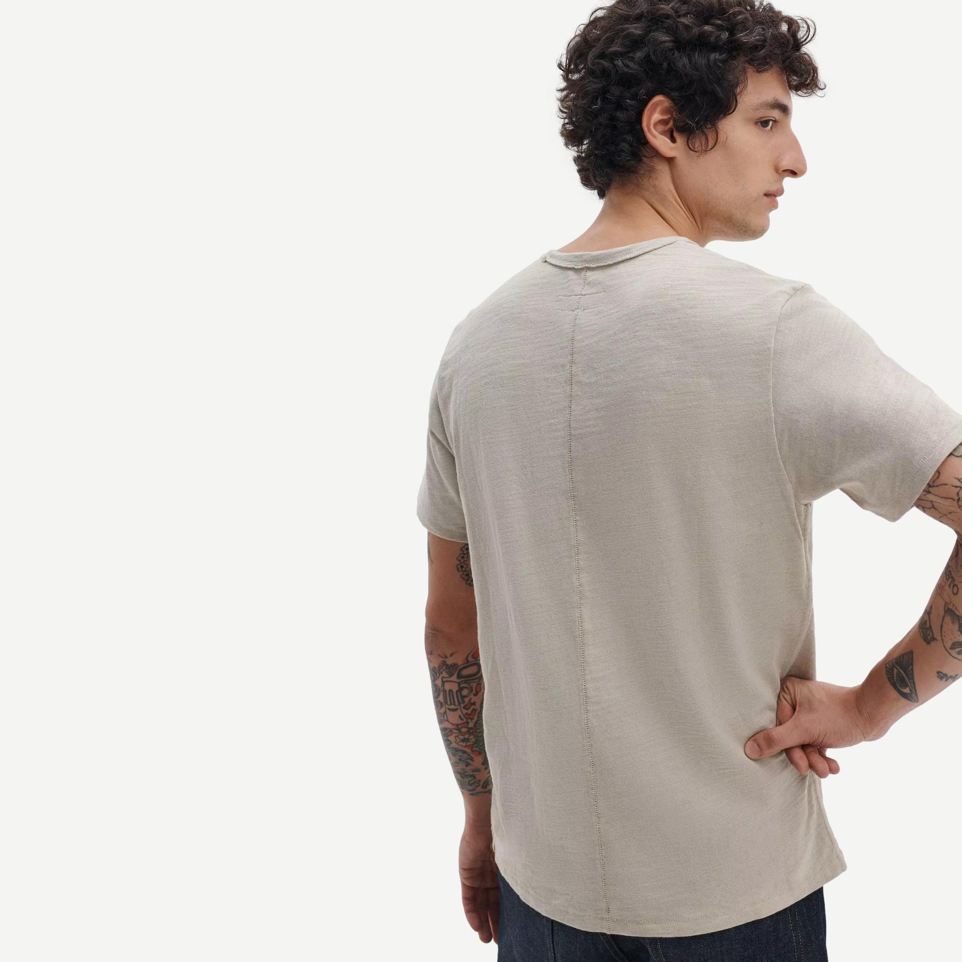 Classic Flame Tee - Taupe - Galvanic.co