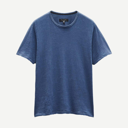 Classic Flame Tee - Worn Indigo - Galvanic.co